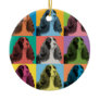 English Springer Spaniel Pop-Art Ornament