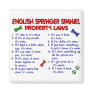 ENGLISH SPRINGER SPANIEL Property Laws 2