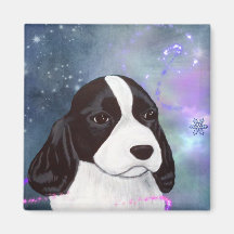 English Springer Spaniel Puppy Magnent Magnet