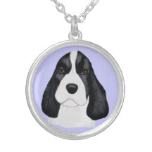 English Springer Spaniel Puppy Necklace