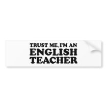 English Teacher Bumper Sticker