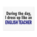 English Teacher During The Day Post Cards