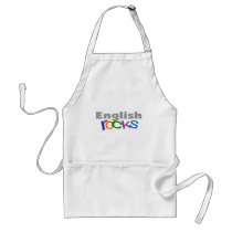 English Teacher "English Rocks" Gifts Apron