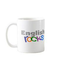 English Teacher "English Rocks" Gifts Mugs