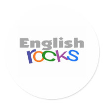 English Teacher "English Rocks" Gifts Stickers