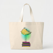 English Teacher "Grammar Bird" Gifts Canvas Bag