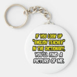 English Teacher In Dictionary...My Picture Keychains