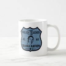 English Teacher Obama Nation Mug