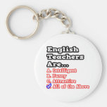 English Teacher Quiz...Joke Key Chains