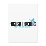 English Teachers Do It Better! postcards