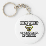 English Teachers...Like Regular People, Smarter Key Chain