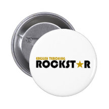 English Teaching Rockstar Buttons