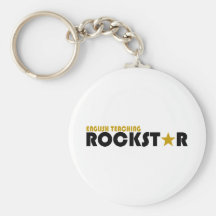 English Teaching Rockstar Key Chain