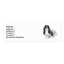 English Toy Spaniel Business Card Template