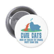 English Toy Spaniel Buttons
