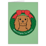 English Toy Spaniel Christmas Greeting Cards
