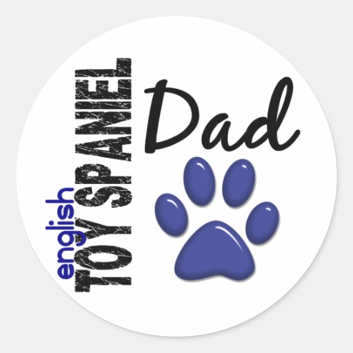 English Toy Spaniel Dad 2 Stickers