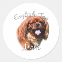 English Toy Spaniel Mom 2 Stickers