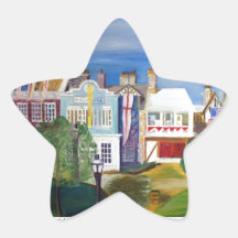English Village by Robert Spicer Sticker