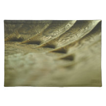 Engraved Brass Right Placemat