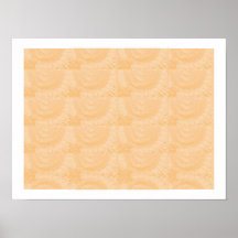 Engraved Gold Happy Vibe Waves : Artistic Work Poster