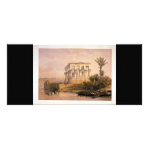 Engraved on stone by Louis Haghe Rack Card Design