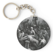 Engraving Jesus Crucifixion 1866 by Gustave Dore