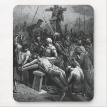 Engraving Jesus Crucifixion 1866 by Gustave Dore