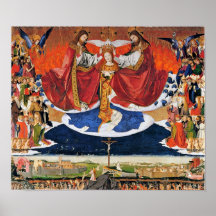Enguerrand Quarton - Coronation of the Virgin Posters