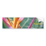 Enhanced Hawaiian Heliconia Flower Bumper Stickers