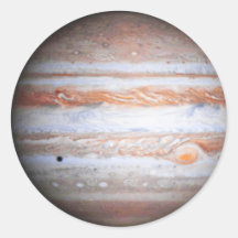 ENHANCED image of Jupiter Cassini flyby NASA Sticker