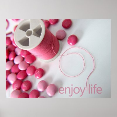 enjoy life poster by princess_dollhead