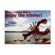Enjoy Maine Lobster! Postcards