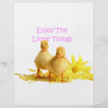 Enjoy The Little Things, Ducklings Flyer
