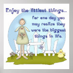 Enjoy the Littlest Things Print