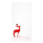 Enjoy the Season, Deer and Bird {Vertical} Photo Card