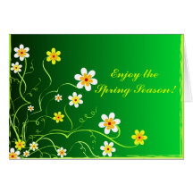 Enjoy the Spring Season! - Card