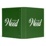 Enjoy Weed 3 Ring Binders