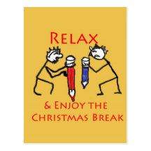 Enjoy Your Christmas Break Postcards