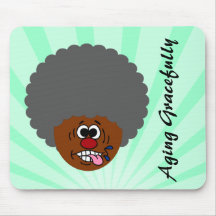 Enjoying aging gracefully into second childhood mouse pads