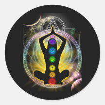 Enlightened Round Sticker