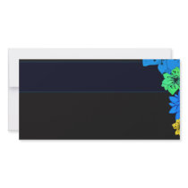 Enlightening colourful blossom valentine gift photo cards