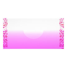 Enlightening pink texture photo card