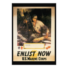 Enlist Now World War II Personalized Invite