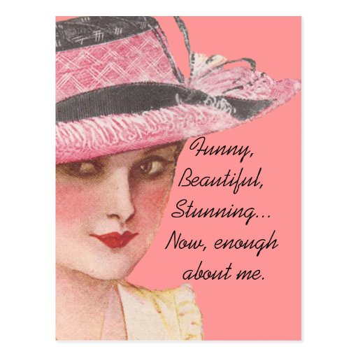 Enough About Me Postcard