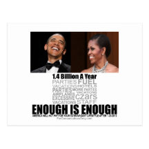 Enough is Enough - Anti Obamas Post Cards