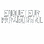 ENQUETEUR PARANORMAL EMBROIDERED HOODED SWEATSHIRT