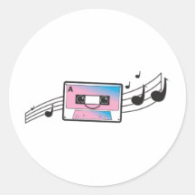 Enregistreur à cassettes mignon autocollant