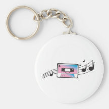Enregistreur à cassettes mignon porte-clef