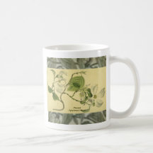 Enrouler autour de tasse botanique